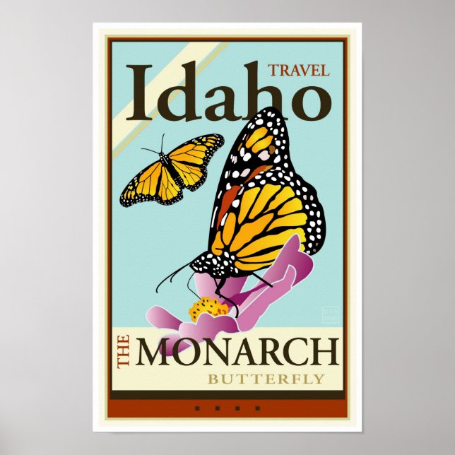 Poster Voyage Idaho (Devant)