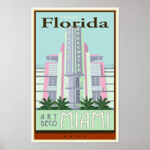 Poster Voyage la Floride