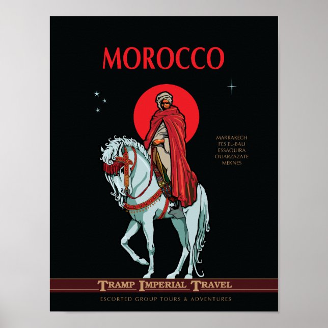 Poster Voyage Maroc (Devant)