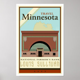 Poster Voyage Minnesota