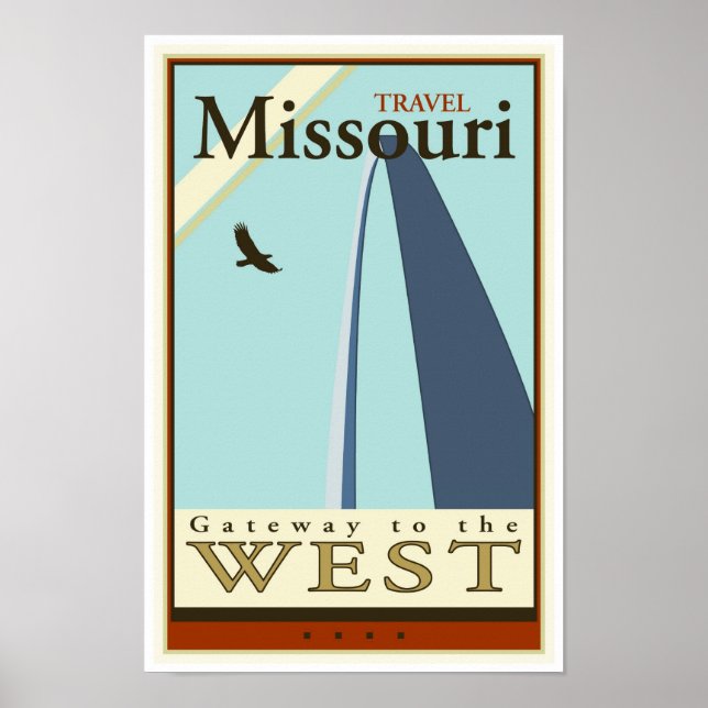 Poster Voyage Missouri (Devant)