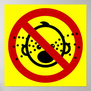 Poster VOYAGE NO Cry Baby ⚠ Aéroport thaïlandais ⚠