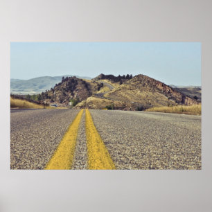 Poster Voyage par la route du Colorado