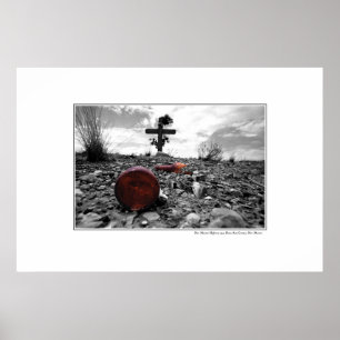 Poster Voyage par la route - Nouveau Mexique 404