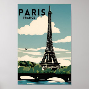 Poster Voyage Paris