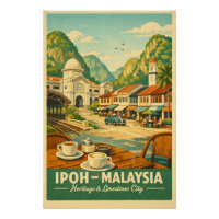 Voyage rétro à Ipoh City, Malaisie