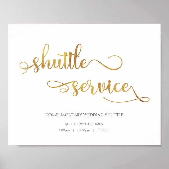 Poster Voyage service or Mariage blanc signe (Devant)