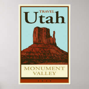 Poster Voyage Utah