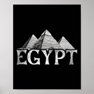 Poster Voyage vacances Egypte Pyramides