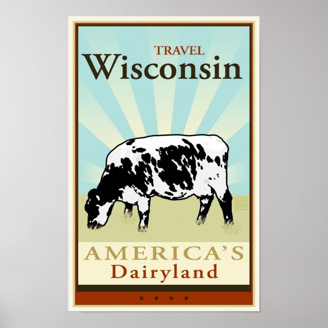 Poster Voyage Wisconsin (Devant)