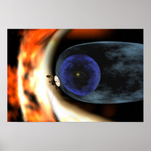 Poster Voyager 2 vaisseau spatial