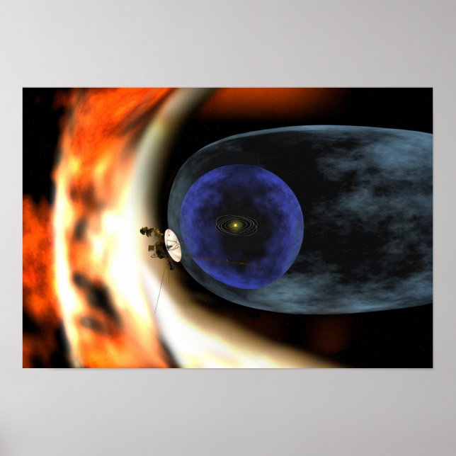 Poster Voyager 2 vaisseau spatial (Devant)