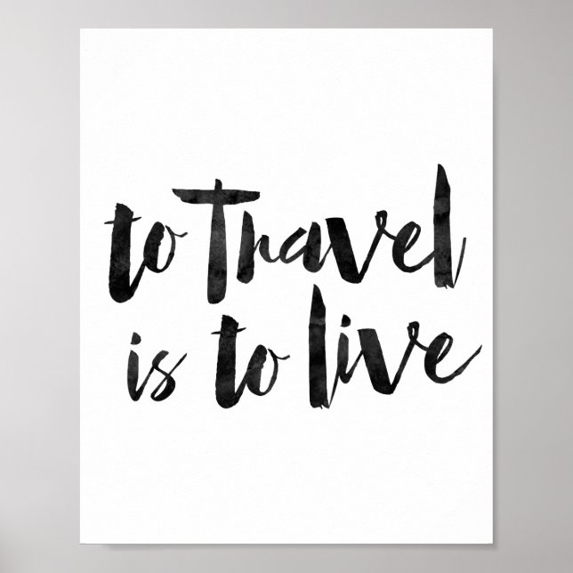Poster Voyager, c'est vivre (Devant)