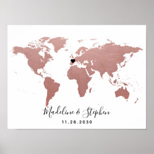 Poster Voyager Thème Invité Connexion Mariage Mitzvah