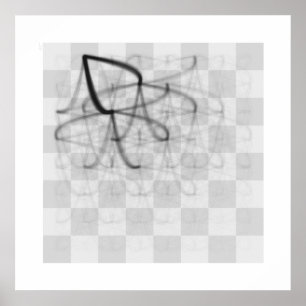 Poster Voyages de pièces d'échecs (Chevalier de la Reine