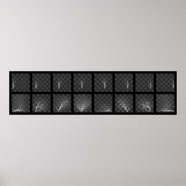 Poster Voyages de pièces d'échecs (côté blanc) (Devant)