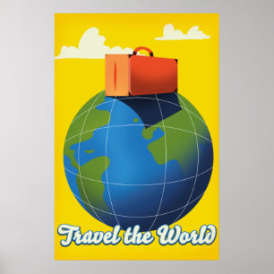 Poster Voyagez à travers le Monde