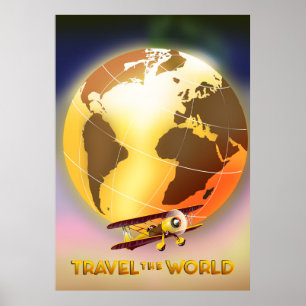 Poster Voyagez autour du Monde