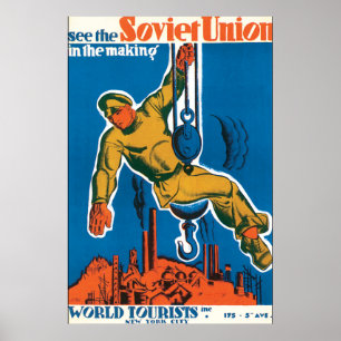 Poster Voyez l'affiche de Vintage voyage d'Union