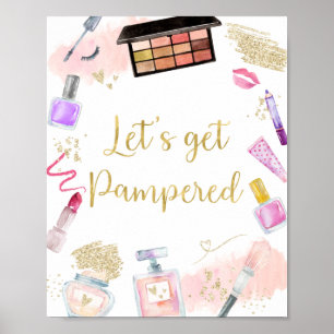 Poster Voyons se faire dorloter Glitz & Glam Spa Signal d