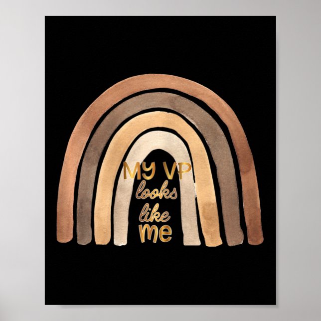 Poster Vp Ressemble À Moi Kamala Harris Enfant Fille Arc  (Devant)