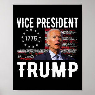 Poster Vp Trump Funny Biden Election Vp Trump 2024