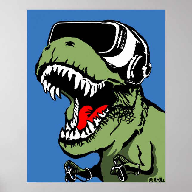 Poster VR T-rex (Devant)