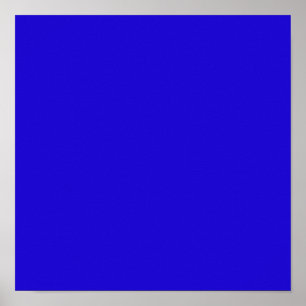 Poster Vraiment bleu