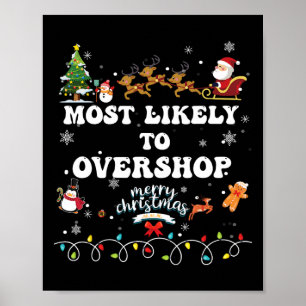 Poster Vraisemblablement Overshop Shopping Famille Crew N