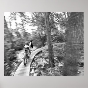 Poster VTT Aaron Rodgers sur l'escalier pour
