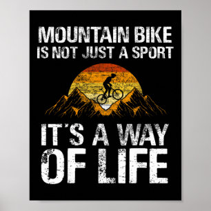 Poster VTT Descente - Vélo Tout Terrain VTT