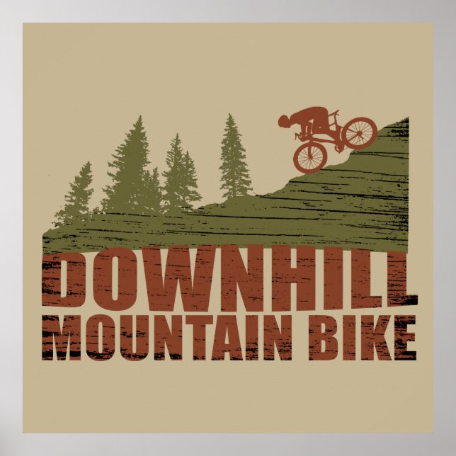 Poster VTT Downhill (Devant)