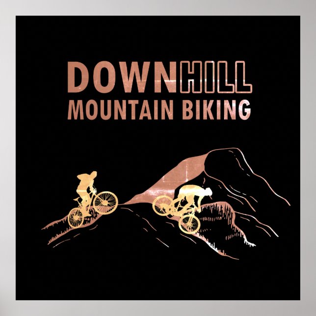 Poster VTT Downhill (Devant)