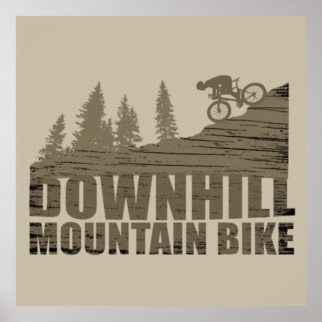 Poster VTT Downhill (Devant)