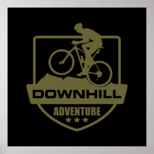 Poster VTT Downhill mtb