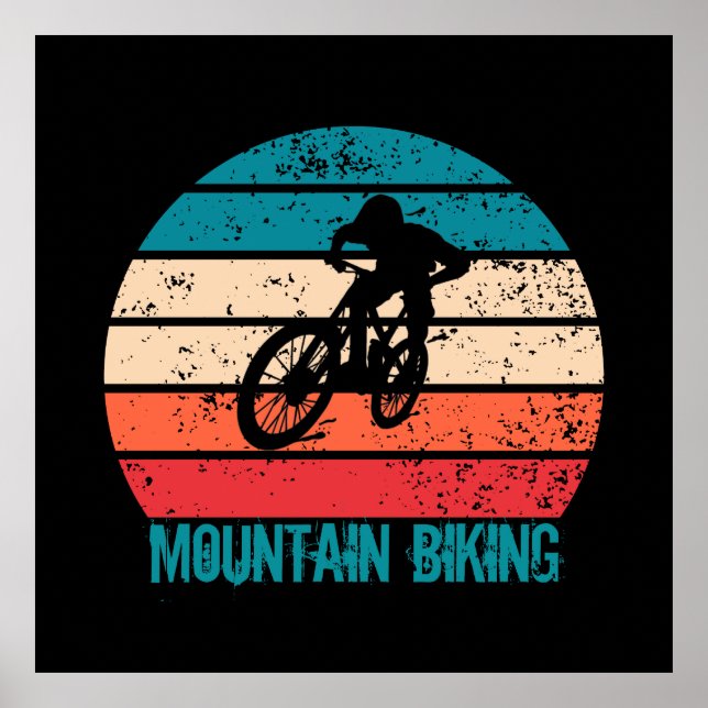 Poster VTT Mtb vintage (Devant)
