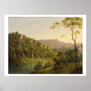 Poster Vue à Matlock Dale, Regard sur Black Rock E