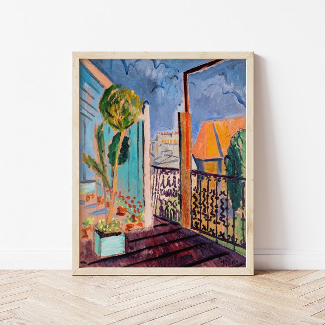 Poster Vue à partir de la fenêtre Studio | Isaac Grünewal (Créateur téléchargé)