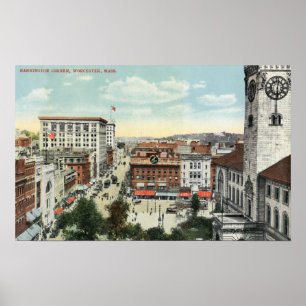 Poster Vue aérienne de Harrington Corner