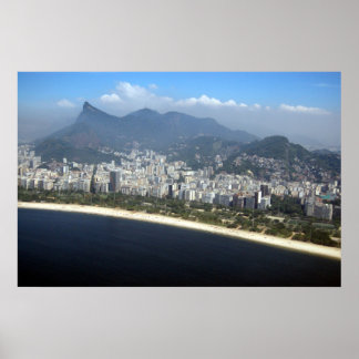Poster Vue aérienne de Rio de Janeiro