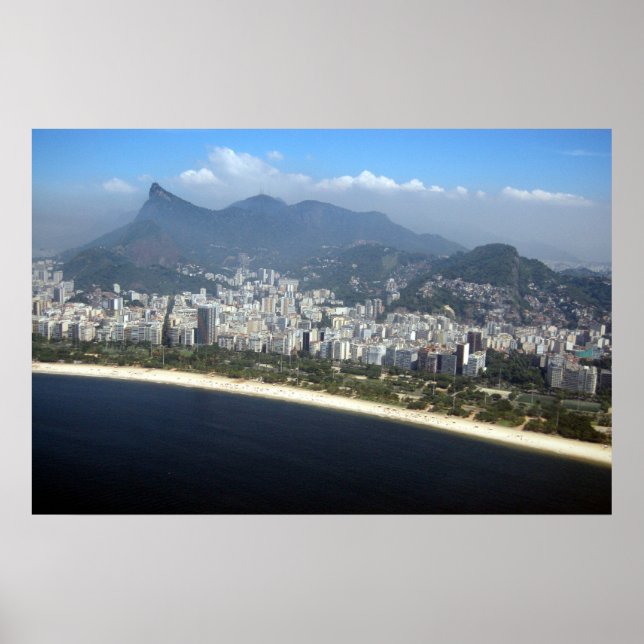 Poster Vue aérienne de Rio de Janeiro (Devant)