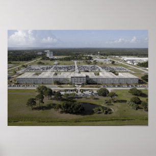 Poster Vue aérienne du Kennedy Space Center