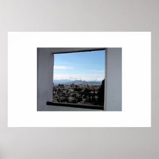 Poster Vue Alhambra