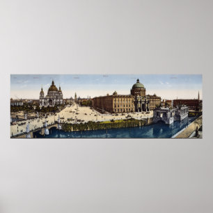 Poster Vue de Berlin au tournant du siècle