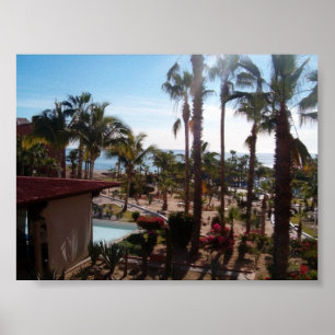 Poster Vue de chambre d'hôtel de Cabo
