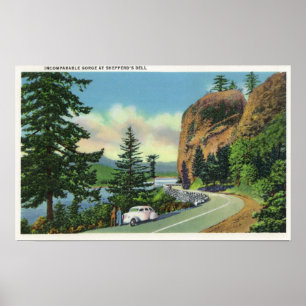 Poster Vue de Dell de Shepperd de gorge incomparable
