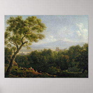 Poster Vue de Frascati