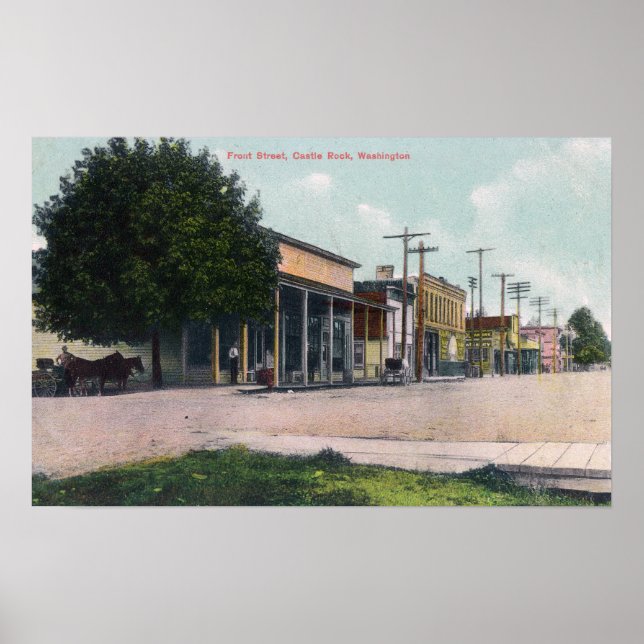 Poster Vue de Front Street 2 (Devant)