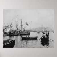 Vue de Galata à Istanbul depuis le port de Sirkeci