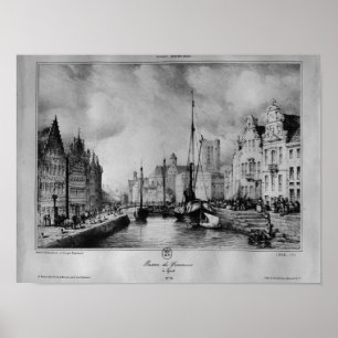 Poster Vue de Gand
